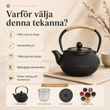 Gjutjärn Tekanna Japansk