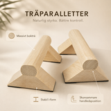 Armhävningsställ i Massivt Bokträ