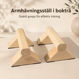 Armhävningsställ i Massivt Bokträ