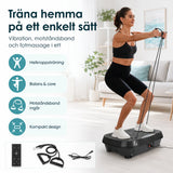 Vibrationsplatta med Träningsband