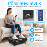 Vibrationsplatta med Träningsband