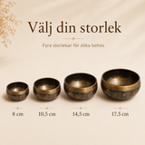 Meditationsskål i Koppar