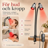 Röd Ljusterapilampa Dubbel