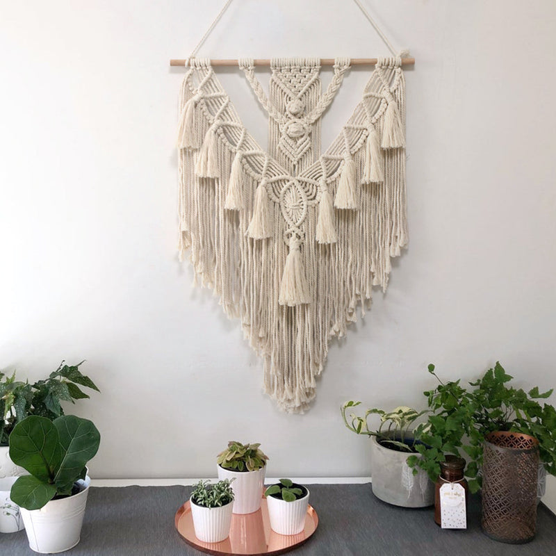 Macrame Hängande Vägg Dekoration