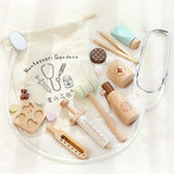 Barnleksaker Massivt trä Doktor Stetoskop