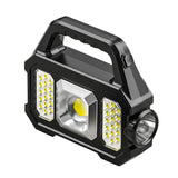 Ficklampa LED Solcells- & USB-uppladdningsbar