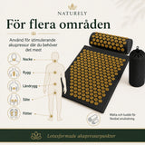 Akupressurmatta med Kudde