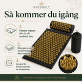 Akupressurmatta med Kudde