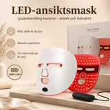 LED-ansiktsmask med tre ljuslägen