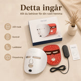 LED-ansiktsmask med tre ljuslägen