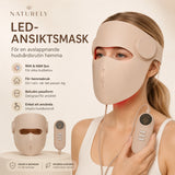 LED Ansiktsmask med röd Ljusteknik
