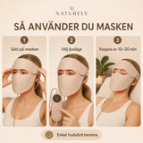 LED Ansiktsmask med röd Ljusteknik
