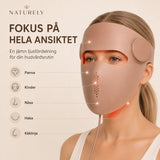 LED Ansiktsmask med röd Ljusteknik