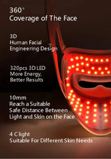 3D LED Light Therapy Face Mask