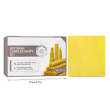 Handgjorda Taperljus i Bivax – 10-pack Naturliga Ljus