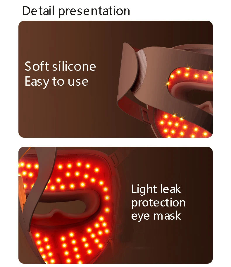 3D LED Light Therapy Face Mask