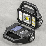 Ficklampa LED Solcells- & USB-uppladdningsbar